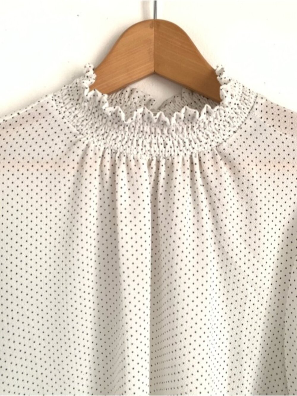 Adrianna Papell Polka Dot Blouse - Picture 4 of 7